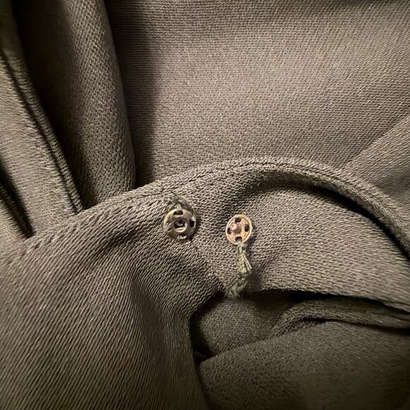 VTG Marie St. Claire Black Long Formal Gown Size 14 Embroidered Wrap Skirt NWT - Picture 15 of 15